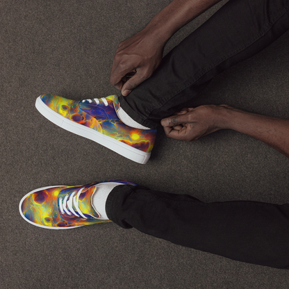 Men's Lace-Up Canvas Shoes - Averin's Nebula