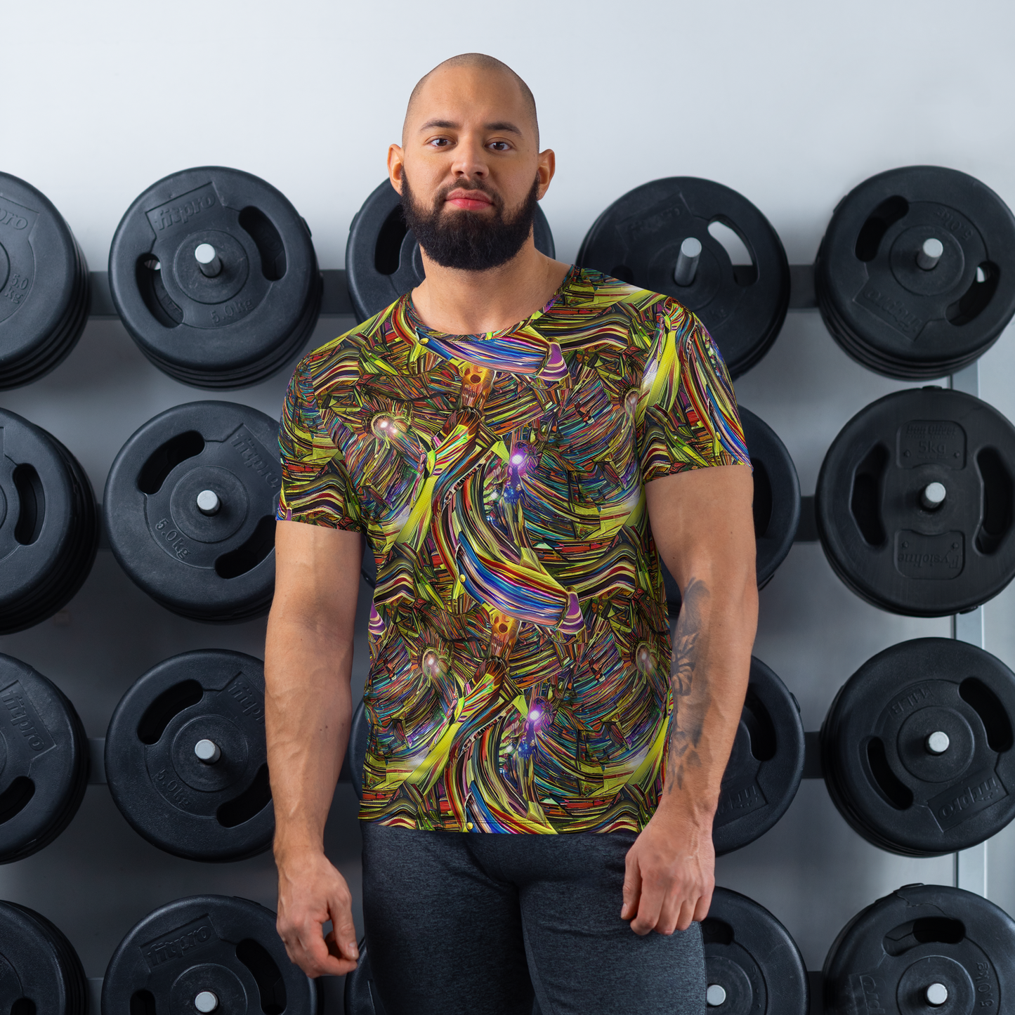 Men's Athletic T-Shirt - Quantum Palette