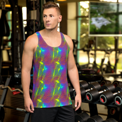 Men's Tank Top - Prismatic Web