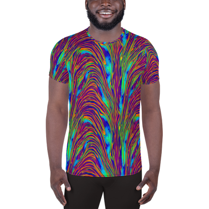 Men's Athletic T-Shirt - Lux Waves