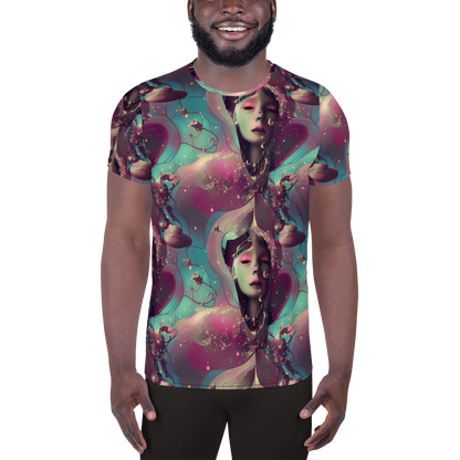 Men's Athletic T-Shirt - Nouveau Galaxy