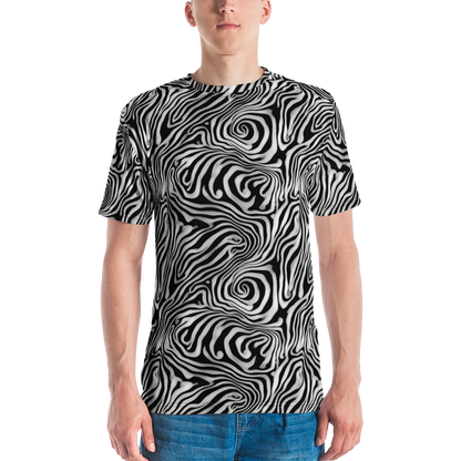 Men's Crew Neck T-Shirt - Warped Cosmos