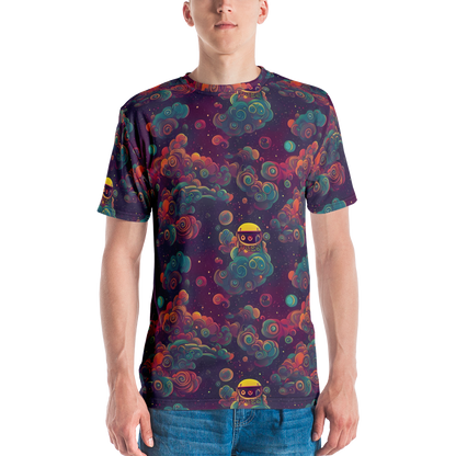 Men's Crew Neck T-Shirt - Nebula Dreamscape