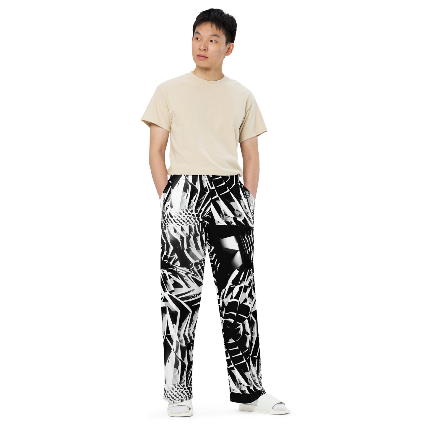Wide-Leg Pants - Illusion Vortex