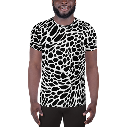 Men's Athletic T-Shirt - Monochrome Mystique