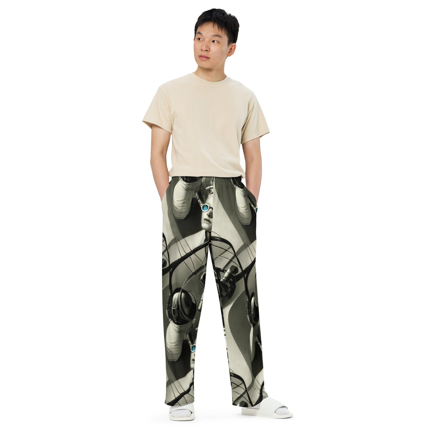 Wide-Leg Pants - Cyber Reverie