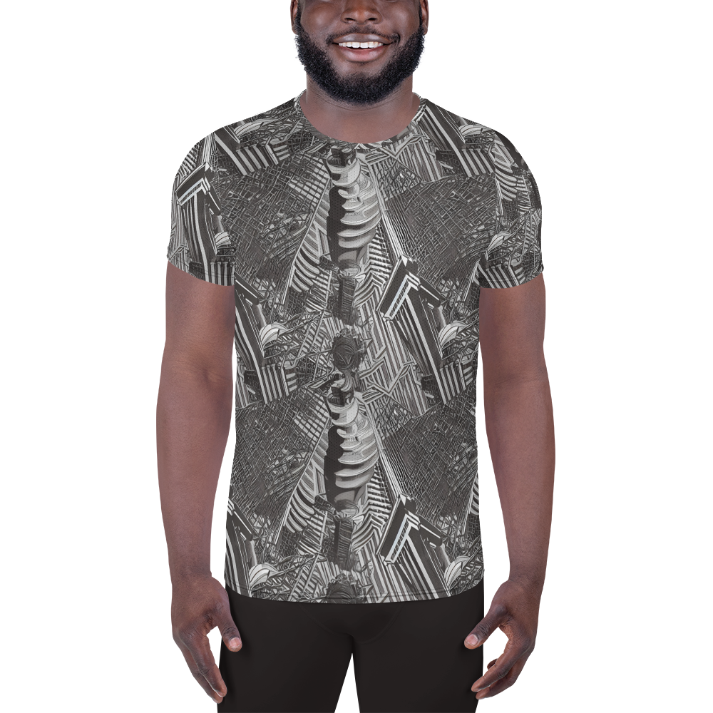 Men's Athletic T-Shirt - Piranesi's Web