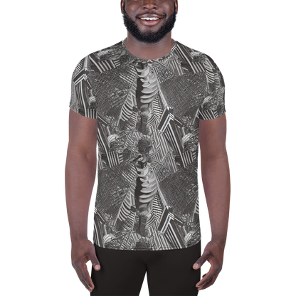 Men's Athletic T-Shirt - Piranesi's Web