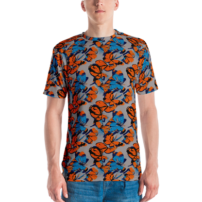 Men's Crew Neck T-Shirt - Flutter Wave