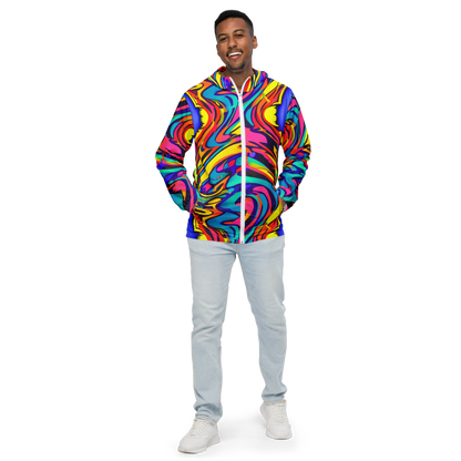 Men's Windbreaker - Electric Ecstasy