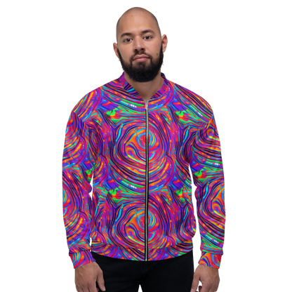 Bomber Jacket - Quantum Spiral