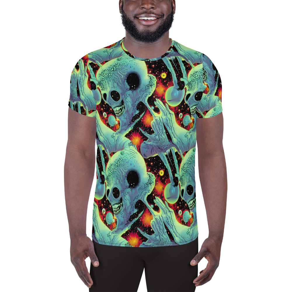 Men's Athletic T-Shirt - Galactic Grotesque