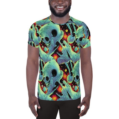 Men's Athletic T-Shirt - Galactic Grotesque