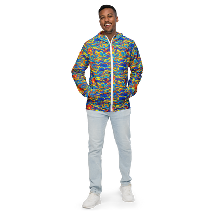 Men's Windbreaker - Chroma Ripple