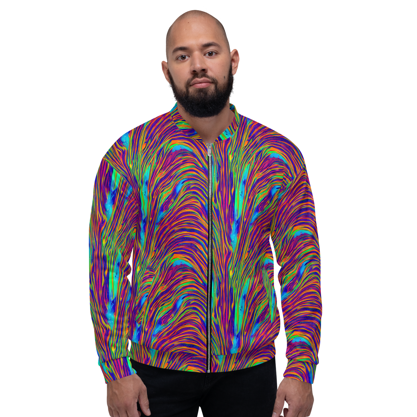 Bomber Jacket - Lux Waves