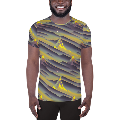 Men's Athletic T-Shirt - Surreal Summit