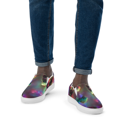 Men's Slip-On Canvas Shoes - Nebula Dreams