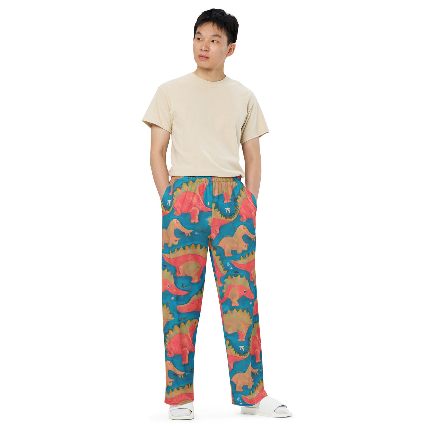 Wide-Leg Pants - Jurassic Jive