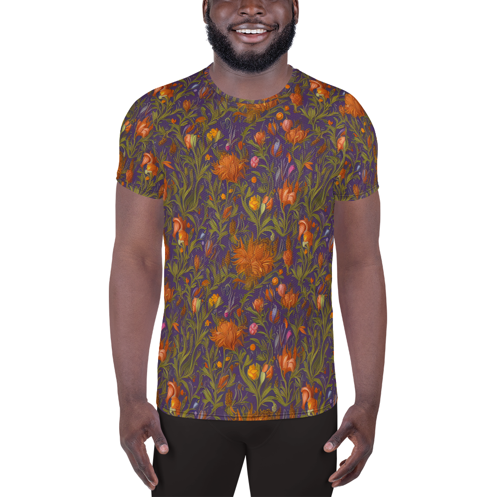 Men's Athletic T-Shirt - Botanical Nebula