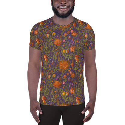 Men's Athletic T-Shirt - Botanical Nebula