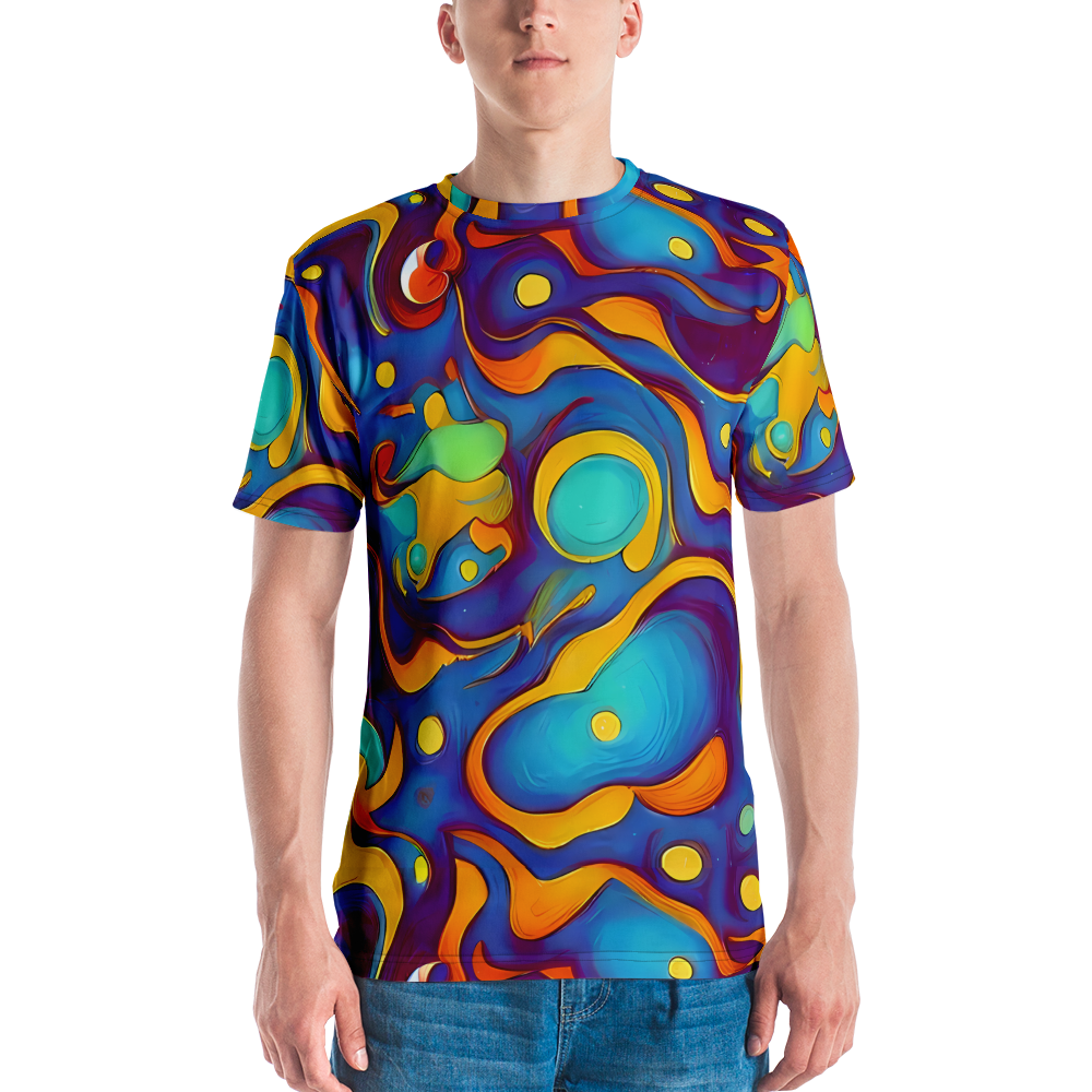 Men's Crew Neck T-Shirt - Pelton Swirl