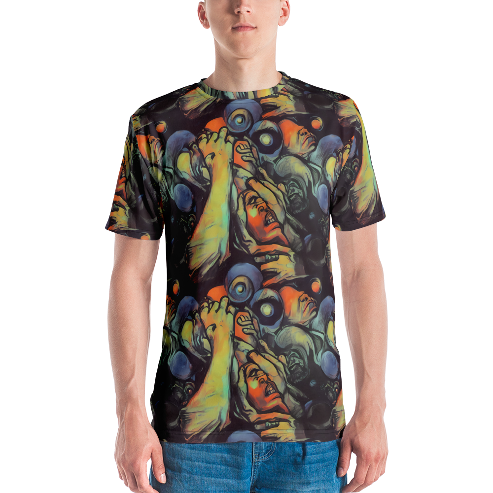 Men's Crew Neck T-Shirt - Cosmic Scream