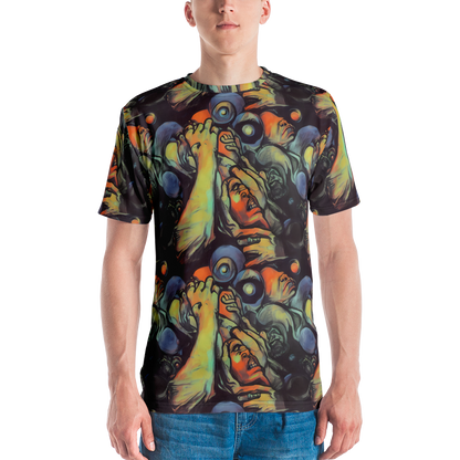 Men's Crew Neck T-Shirt - Cosmic Scream