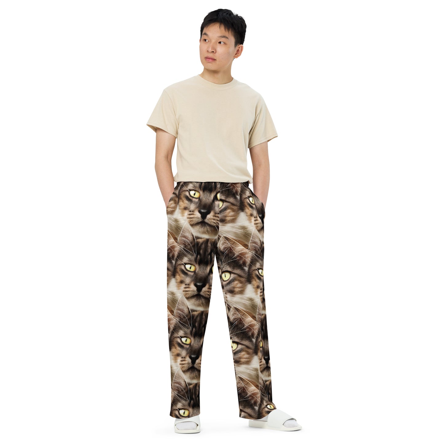 Wide-Leg Pants - Feline Reverie