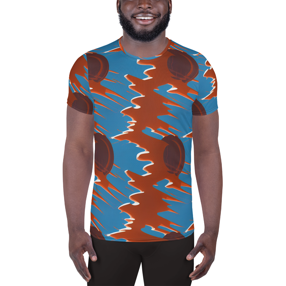 Men's Athletic T-Shirt - Desert Vortex