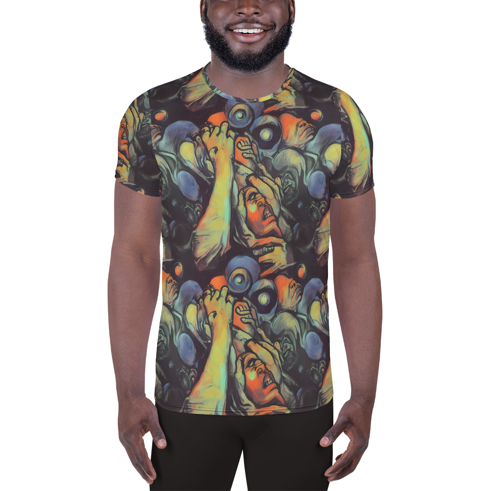 Men's Athletic T-Shirt - Cosmic Scream