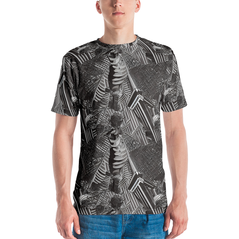 Men's Crew Neck T-Shirt - Piranesi's Web