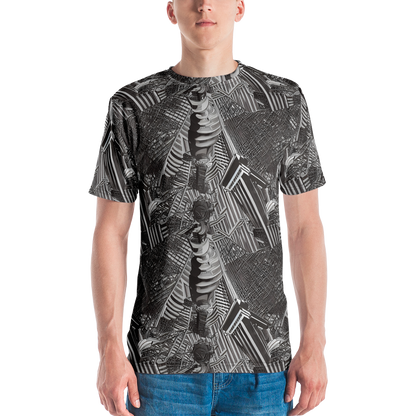 Men's Crew Neck T-Shirt - Piranesi's Web