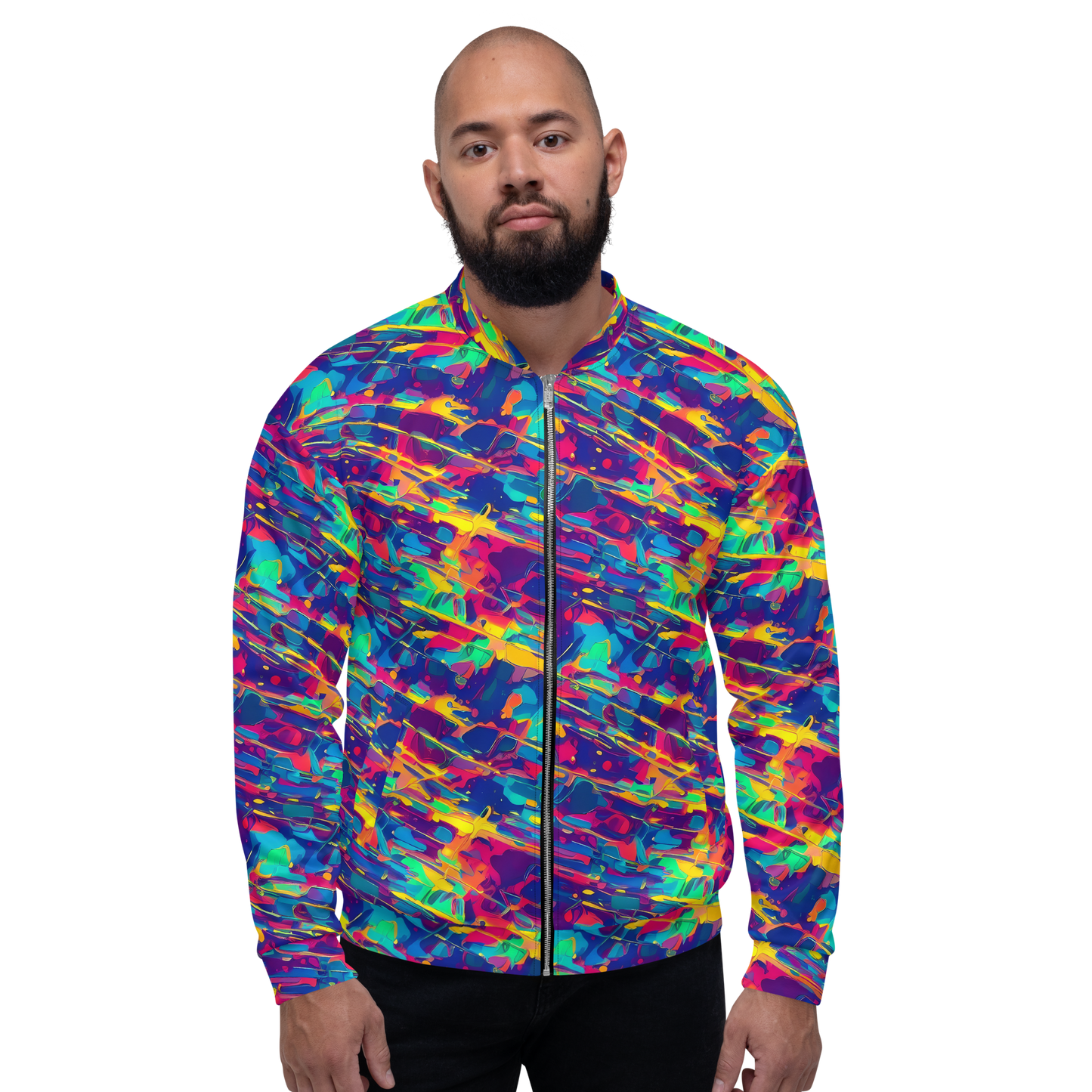 Bomber Jacket - Spectrum Streaks