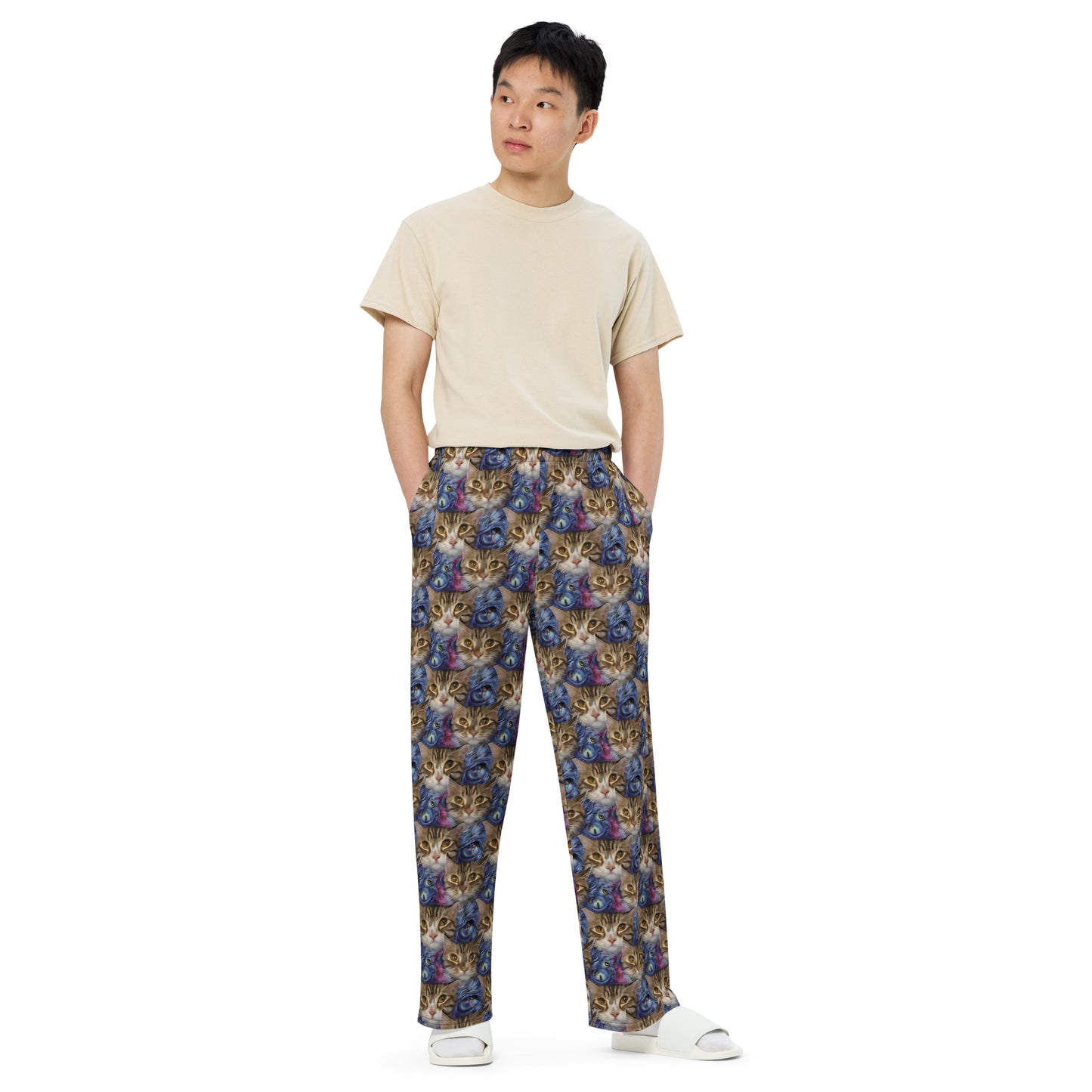 Wide-Leg Pants - Feline Fantasy