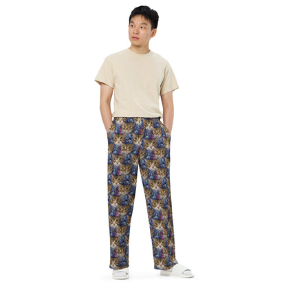Wide-Leg Pants - Feline Fantasy