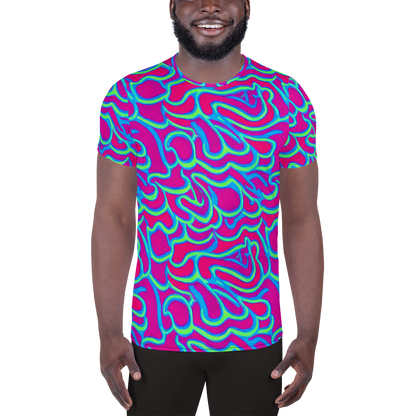 Men's Athletic T-Shirt - Aquatic Ember