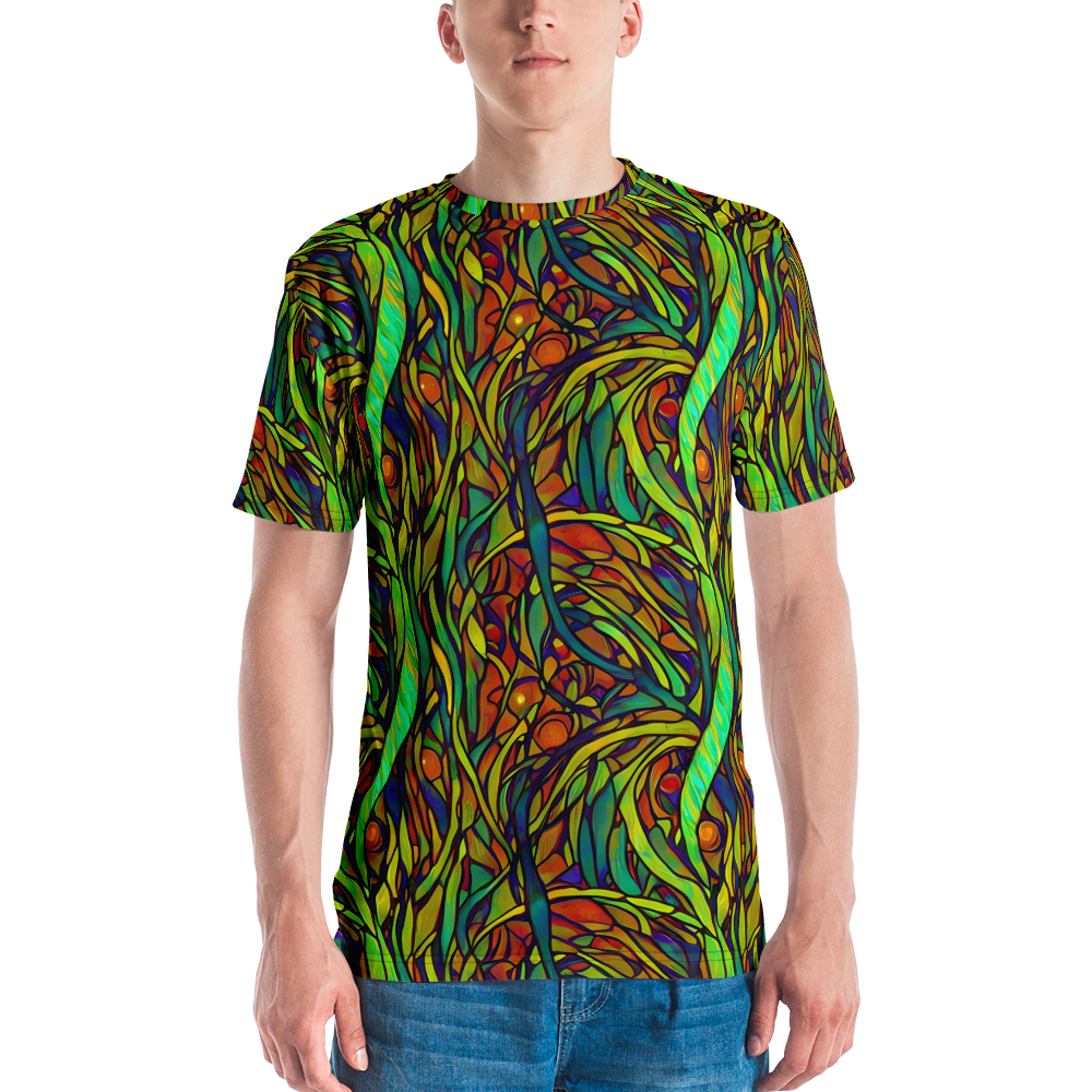 Men's Crew Neck T-Shirt - Cosmic Garden