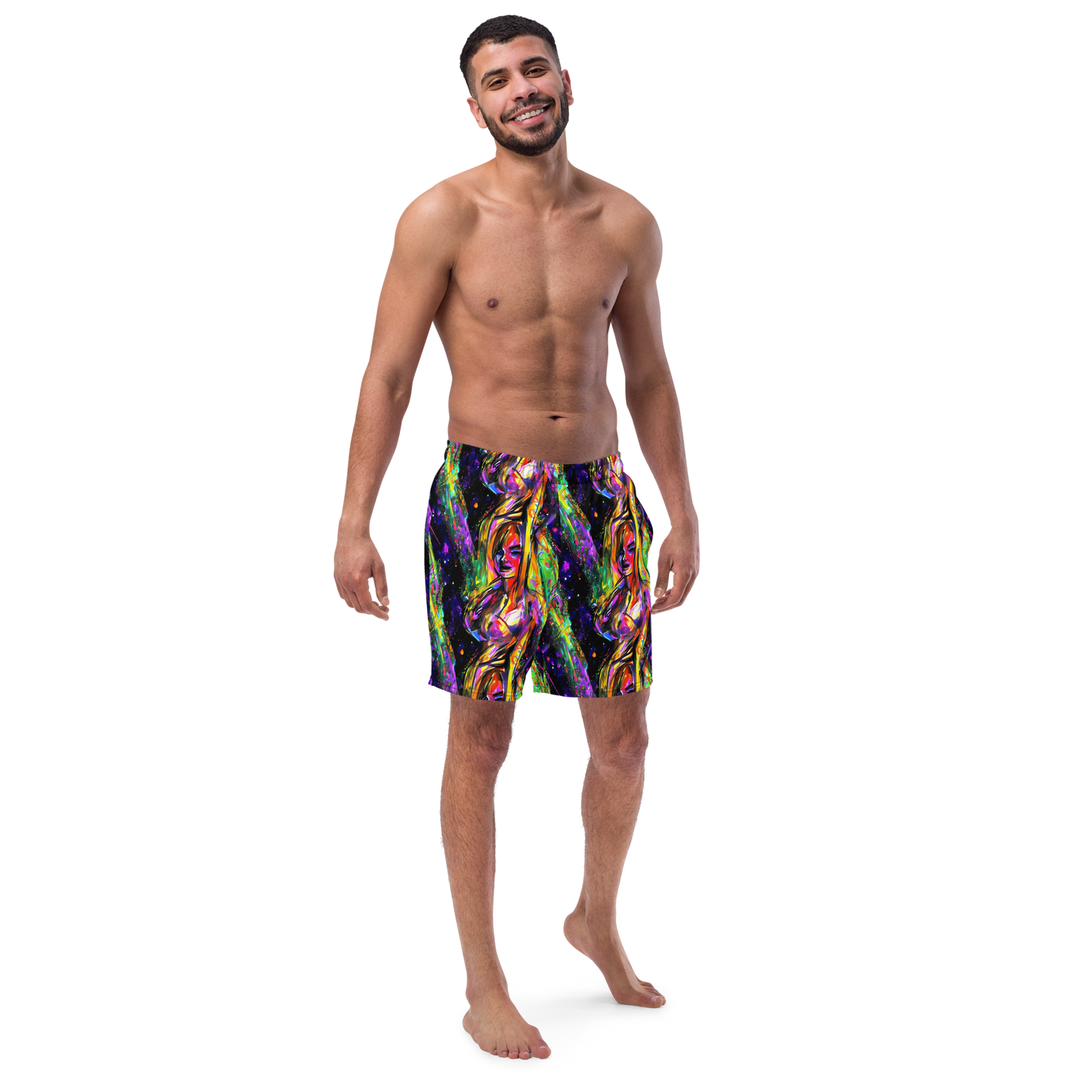 Swim Trunks - Galactic Flamenco