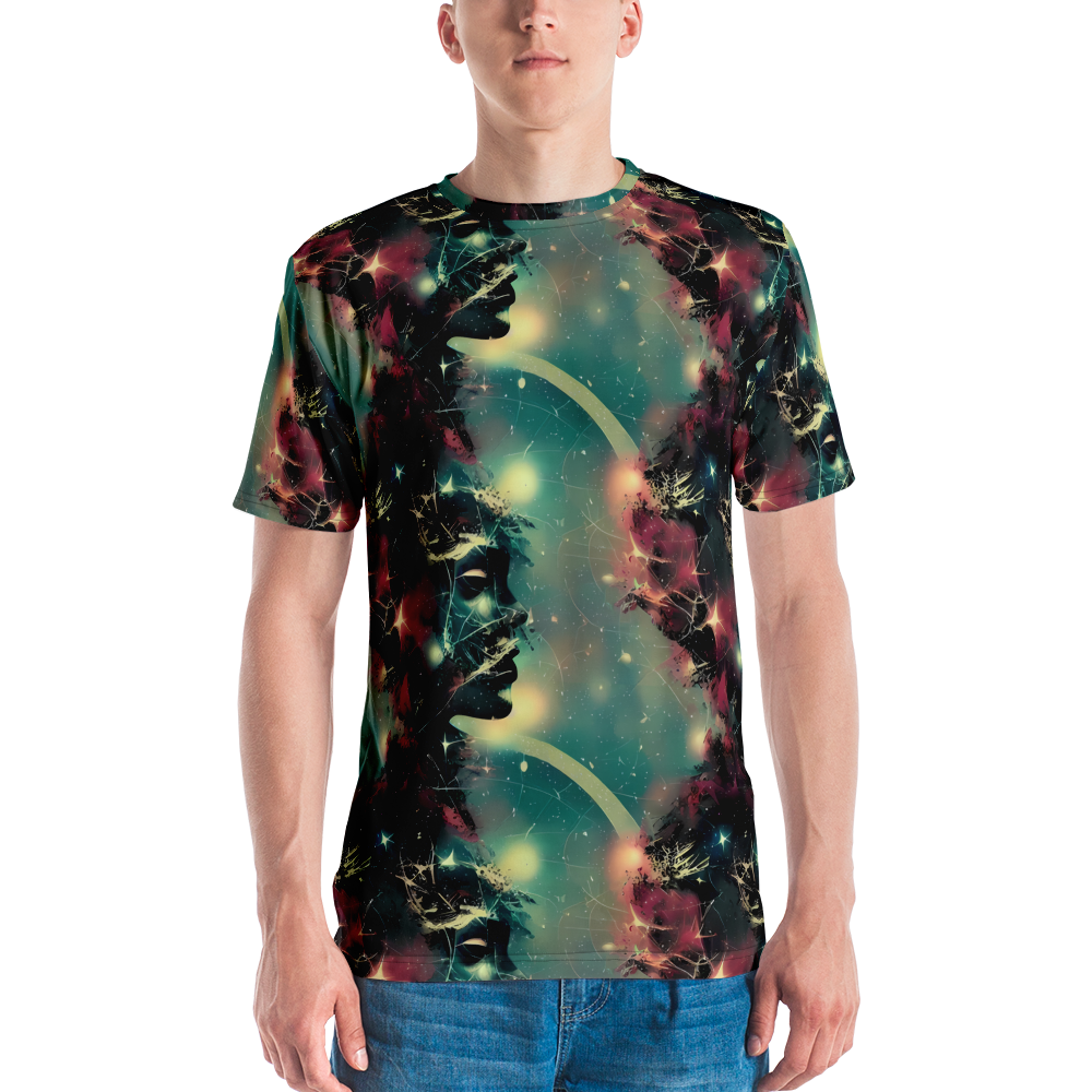 Men's Crew Neck T-Shirt - Galactic Serpent