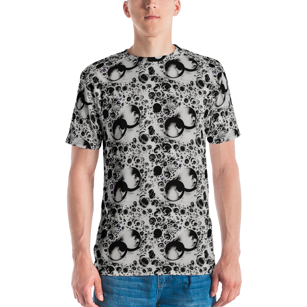 Men's Crew Neck T-Shirt - Crater Swirl