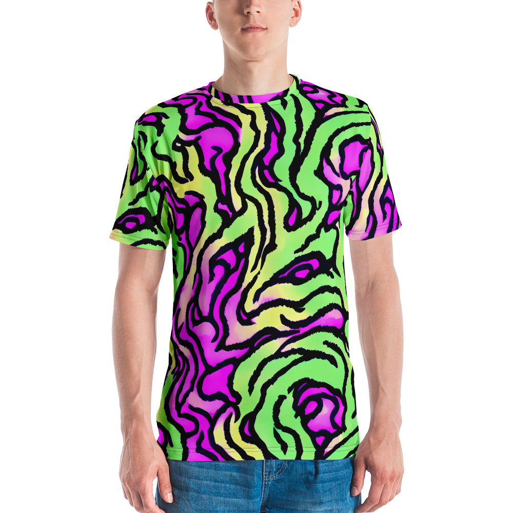 Men's Crew Neck T-Shirt - Mintchine Maze