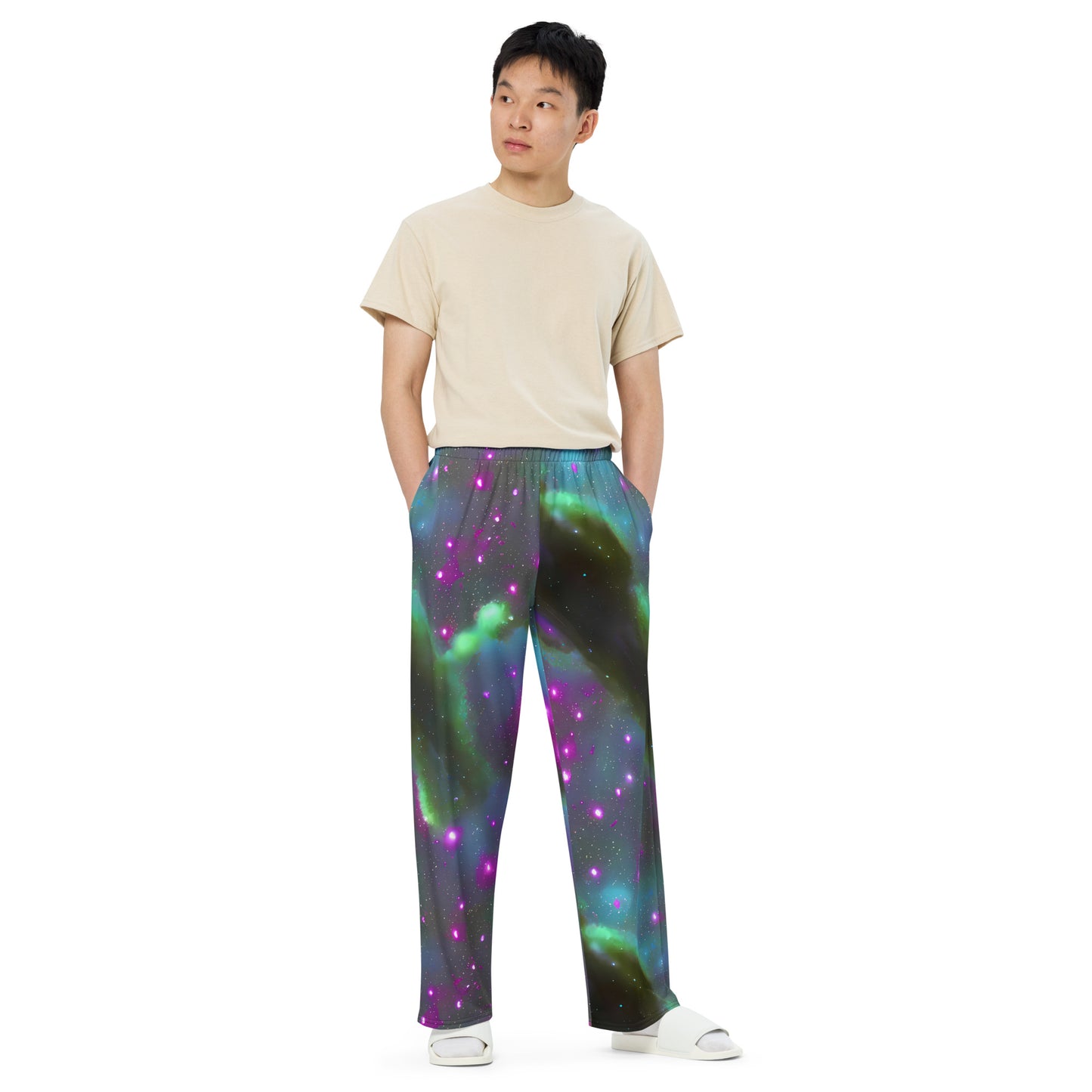 Wide-Leg Pants - Interstellar Haze