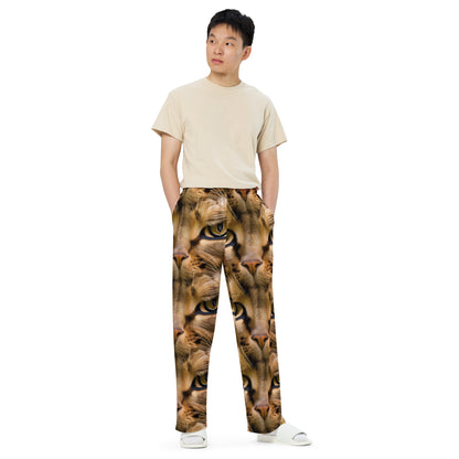 Wide-Leg Pants - Feline Whisper