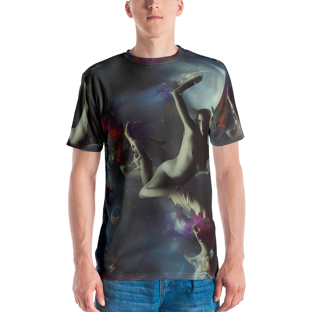 Men's Crew Neck T-Shirt - Cosmic Dancer