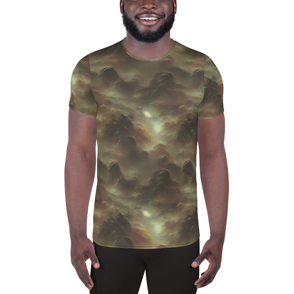 Men's Athletic T-Shirt - Celestial Dreamscape