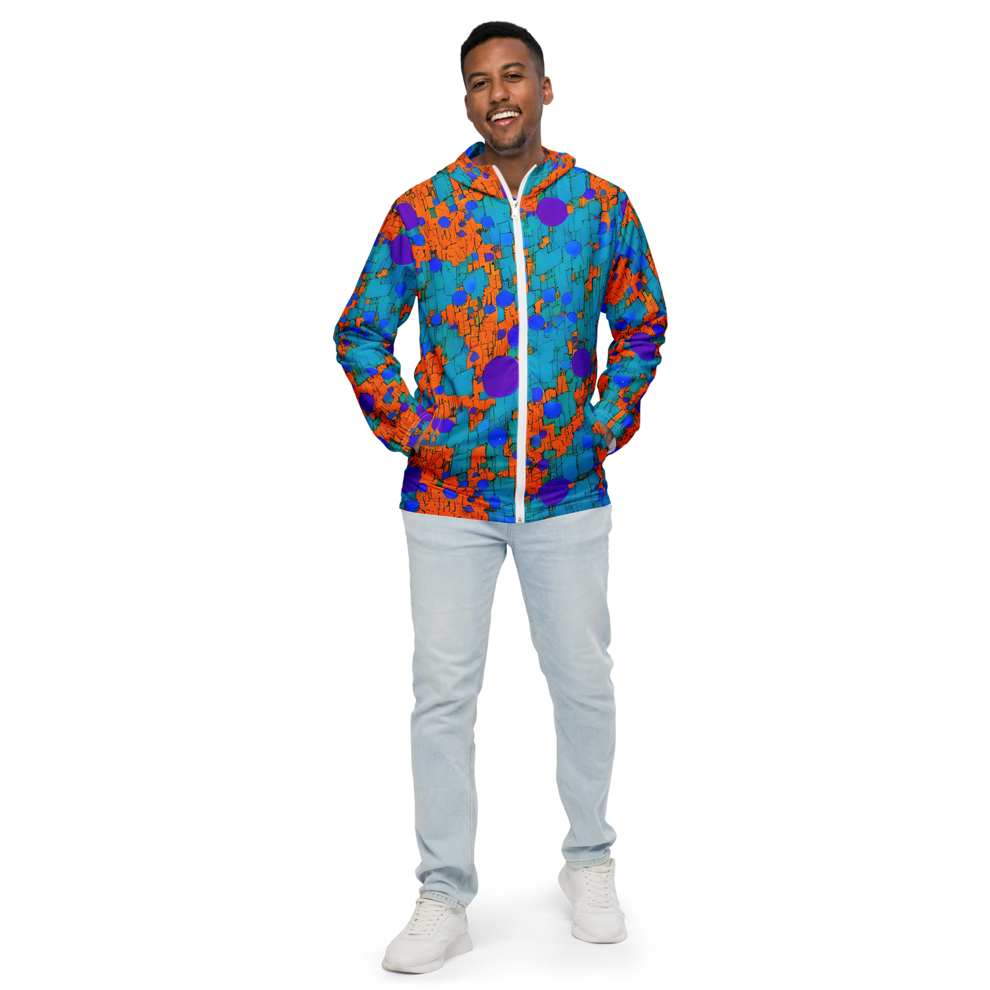 Men's Windbreaker - Intergalactic Rhythms