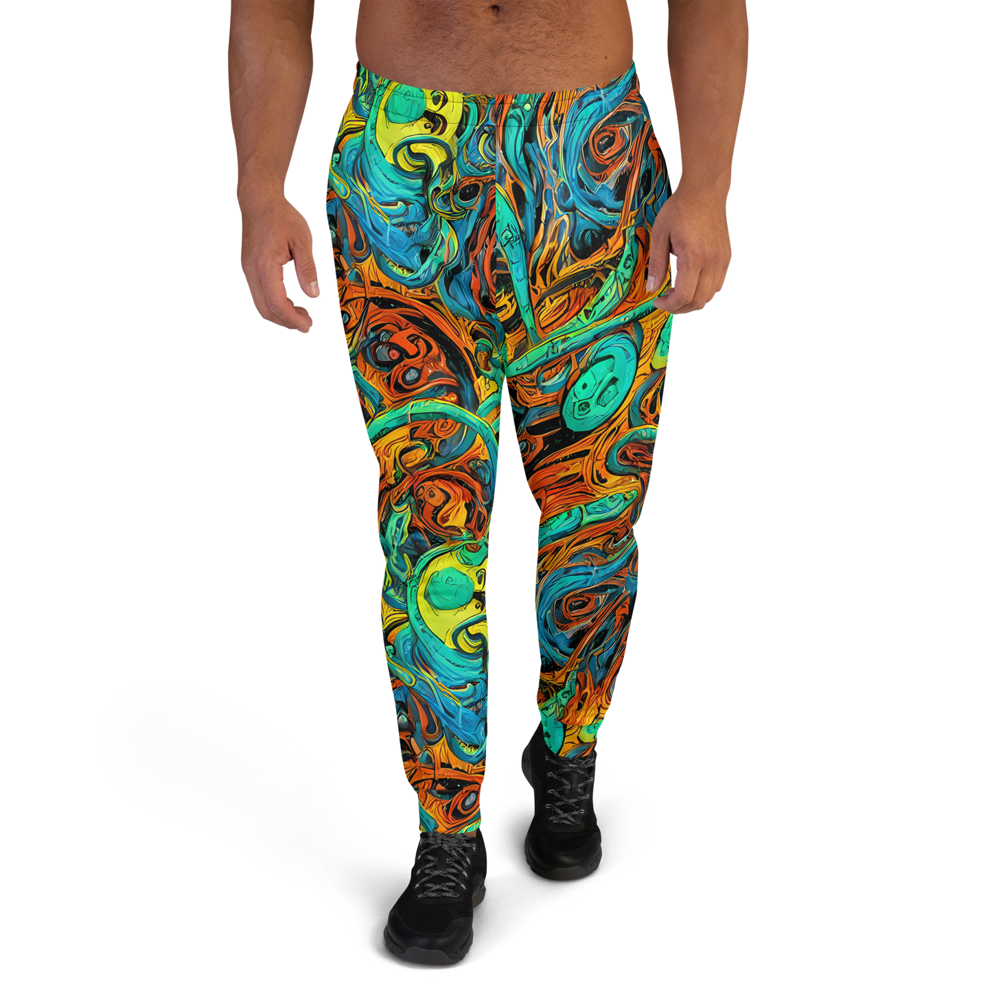 Men’s Joggers - Flaming Mirage