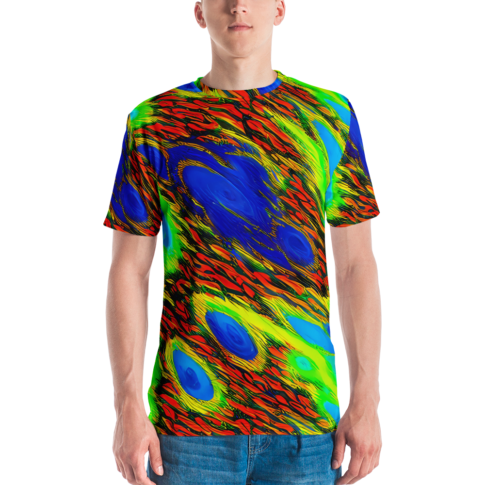 Men's Crew Neck T-Shirt - Hodgkin's Blaze