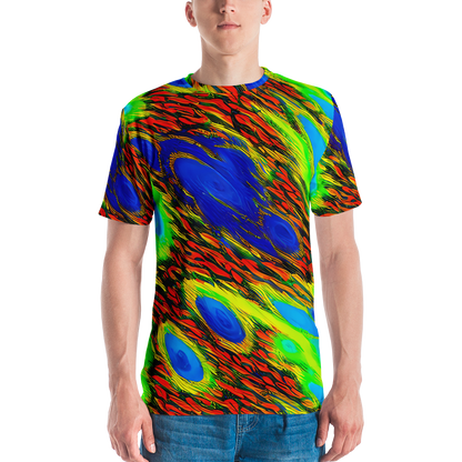 Men's Crew Neck T-Shirt - Hodgkin's Blaze