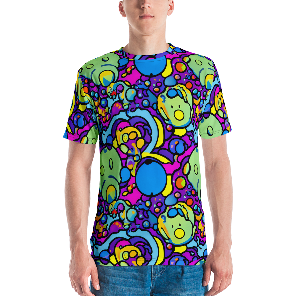 Men's Crew Neck T-Shirt - Enchanted Orbs